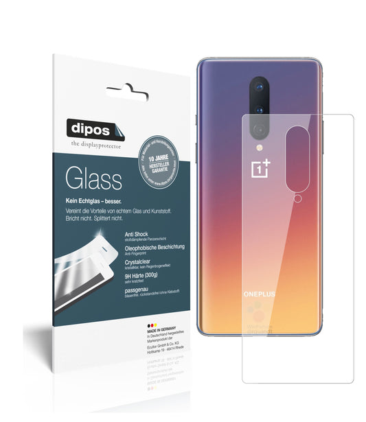 Perfekte Passform und ultimative Qualität: Unser 9H Panzerglas bietet Schutz für OnePlus-8 Rückseite