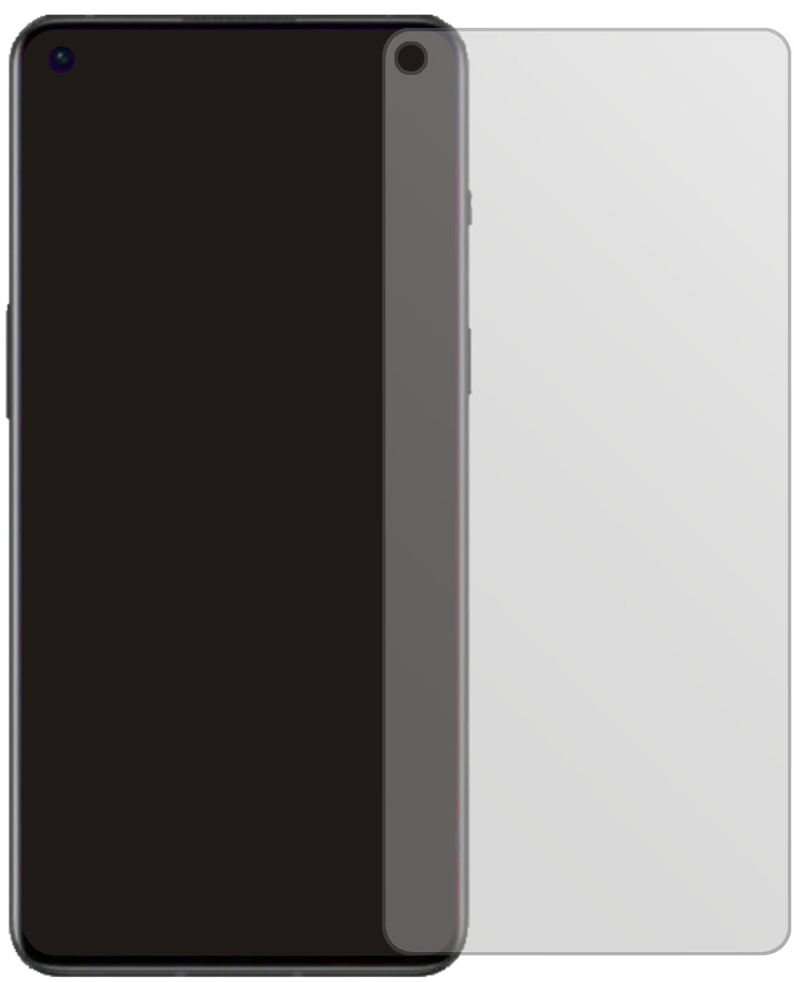 2x Schutzfolie matt für OnePlus 9RT Display-Schutzfolie