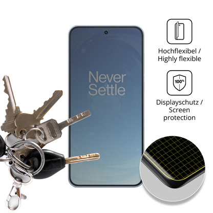 dipos Displayschutz für OnePlus Ace 6T, mit Blickschutzfilter und perfekter Passform auch für die Rundungen