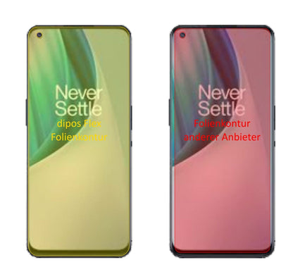 3x 3D Full Cover Schutzfolie für OnePlus Nord N10 5G