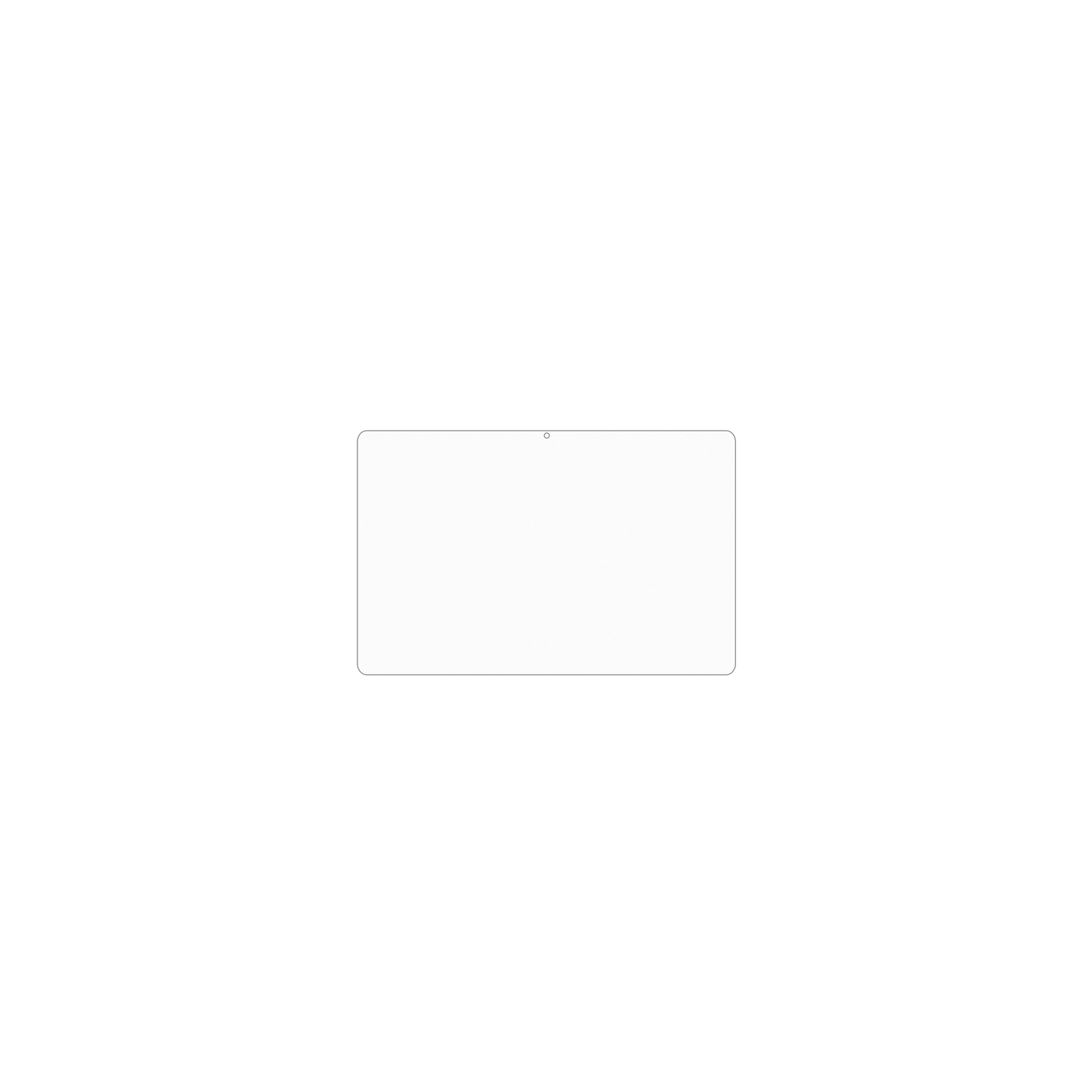 dipos Displayschutz für onepluspad lite, mattierte Oberfläche, geringe Dicke und perfekte Passform
