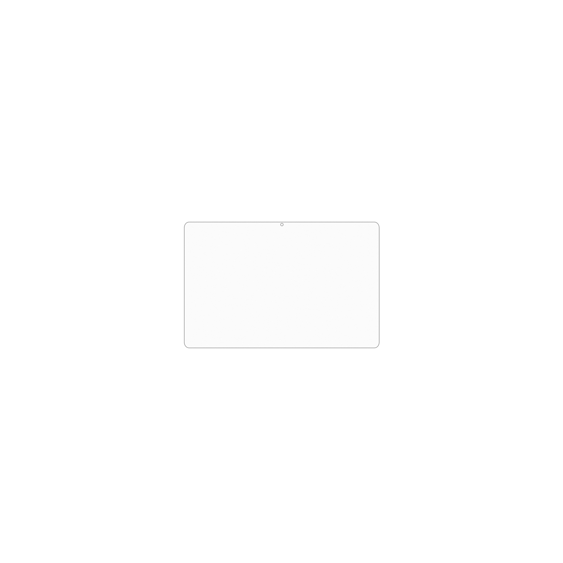 dipos Displayschutz für onepluspad lite, mattierte Oberfläche, geringe Dicke und perfekte Passform
