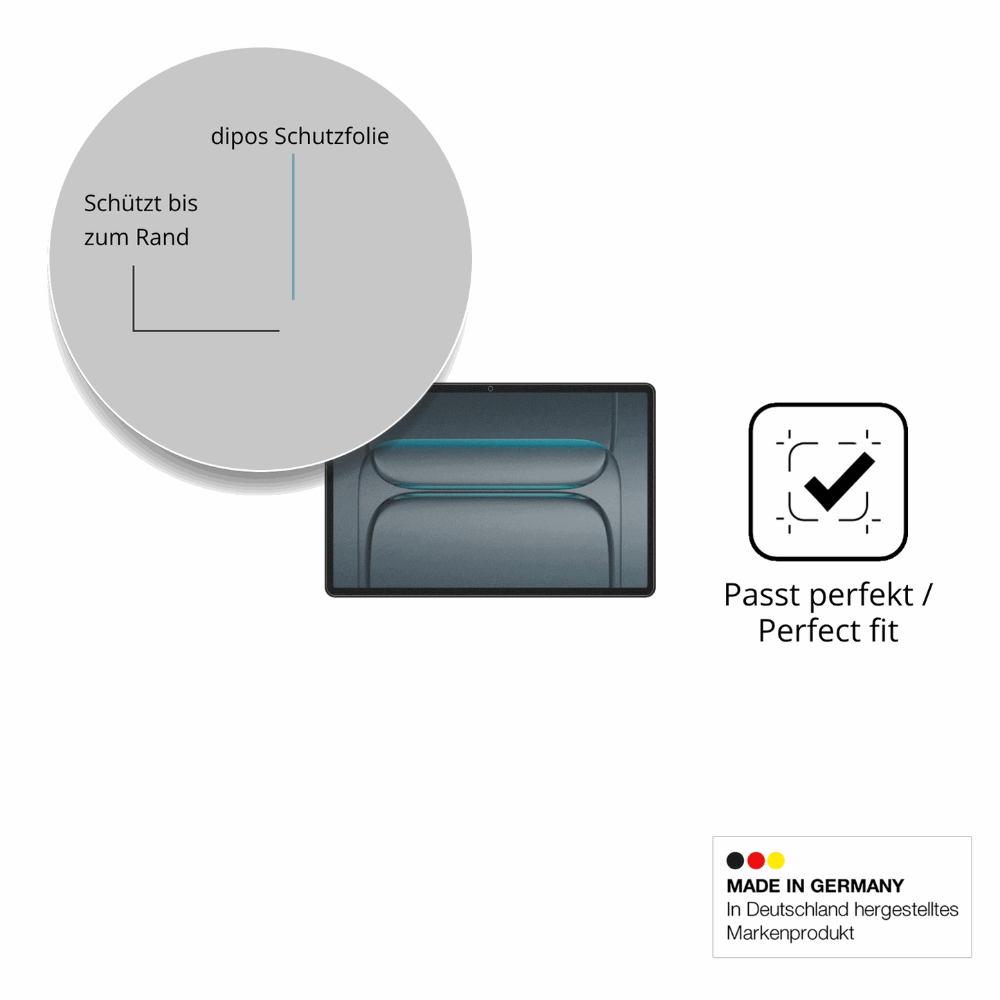Schutz gegen Kratzer auf dem onepluspad lite Glas durch Schlüssel oder Ähnliches