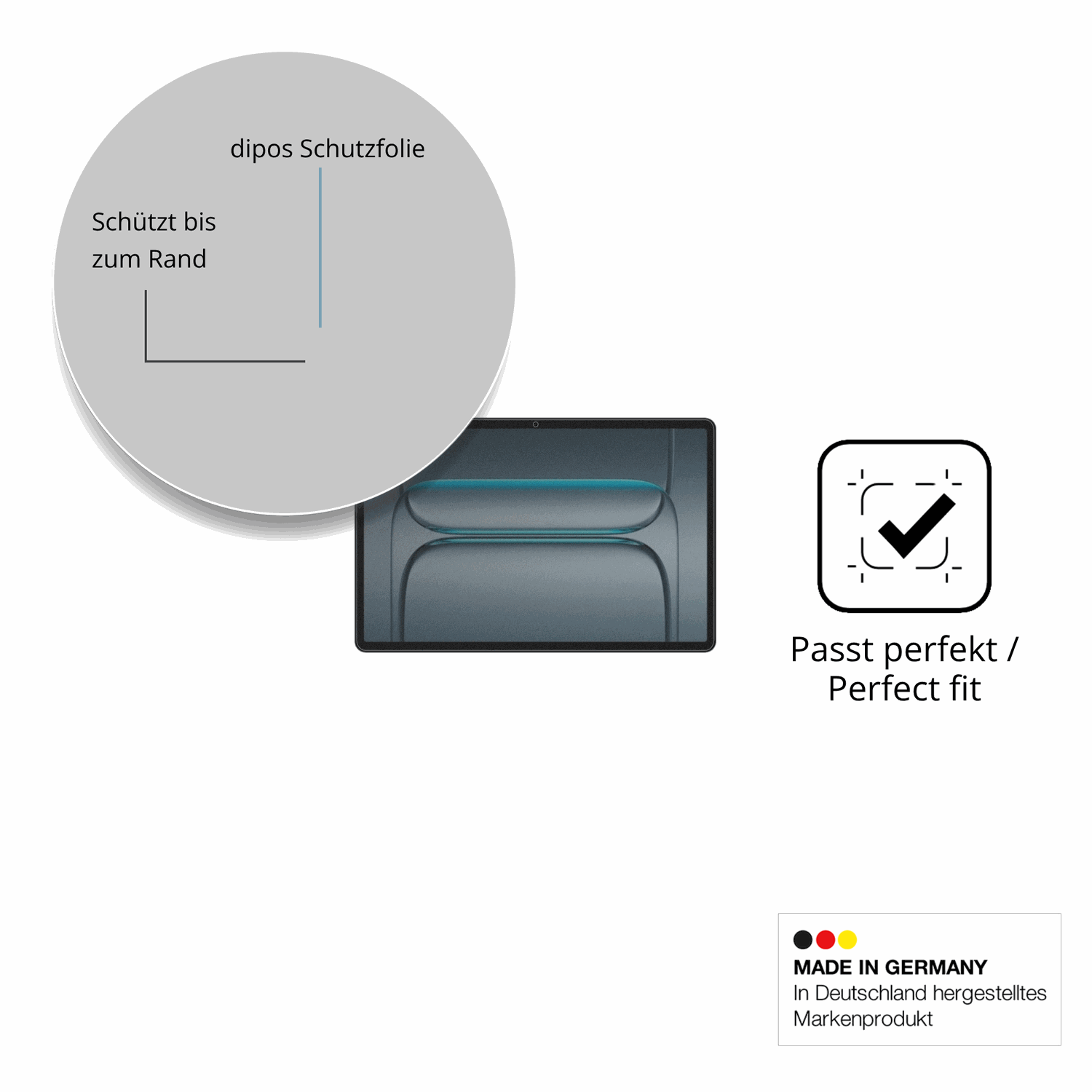 Schutz gegen Kratzer auf dem onepluspad lite Glas durch Schlüssel oder Ähnliches