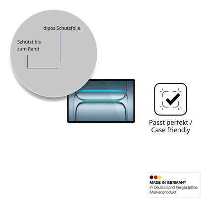 Besonders flexibler Displayschutz mit Anti-Shock-Schicht im Materialmix