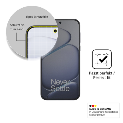 Schutz gegen Kratzer auf dem OnePlus Turbo 6V Glas durch Schlüssel oder Ähnliches