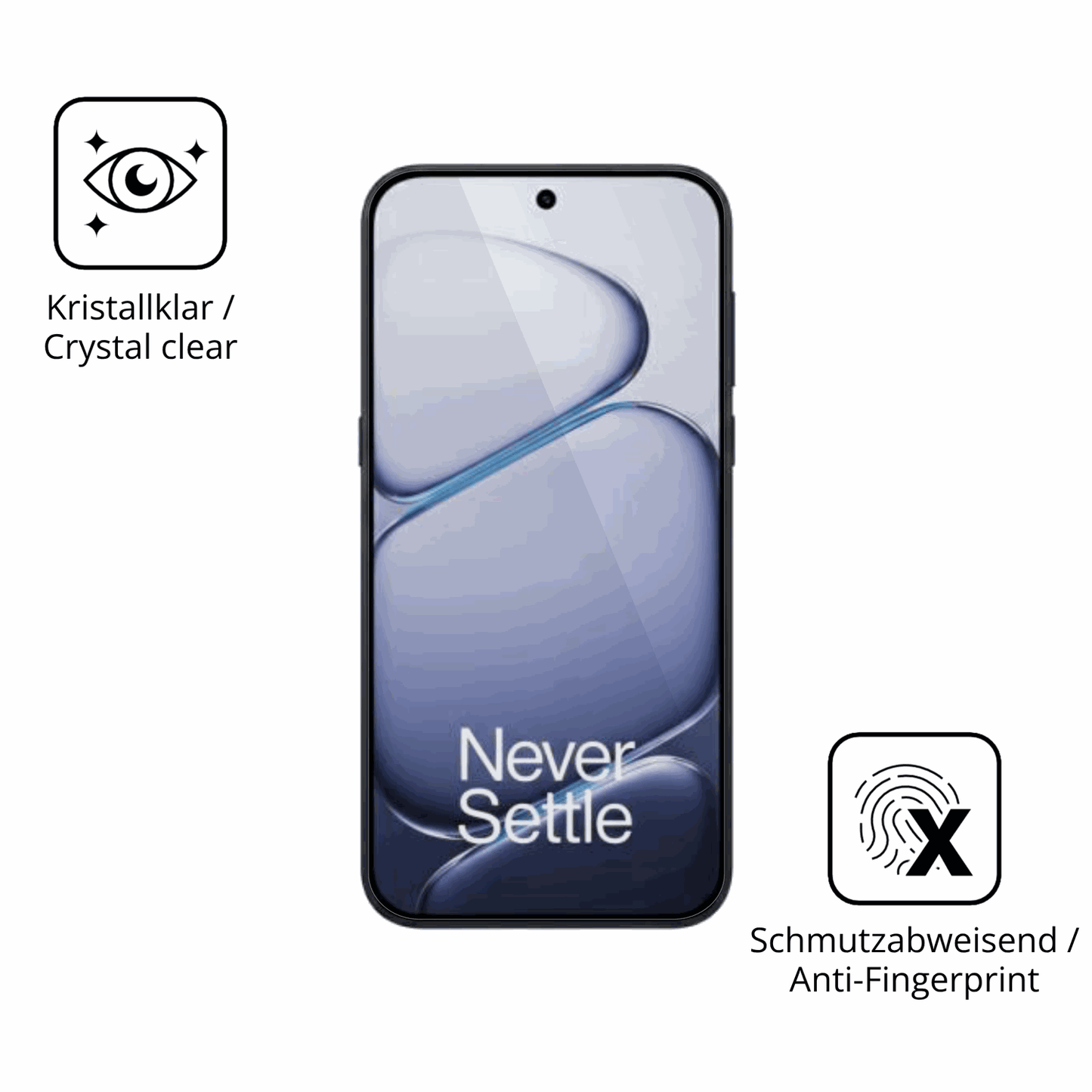 Flexible TPU-Folie passend zugeschnitten für OnePlus Turbo 6, vollständige Abdeckung