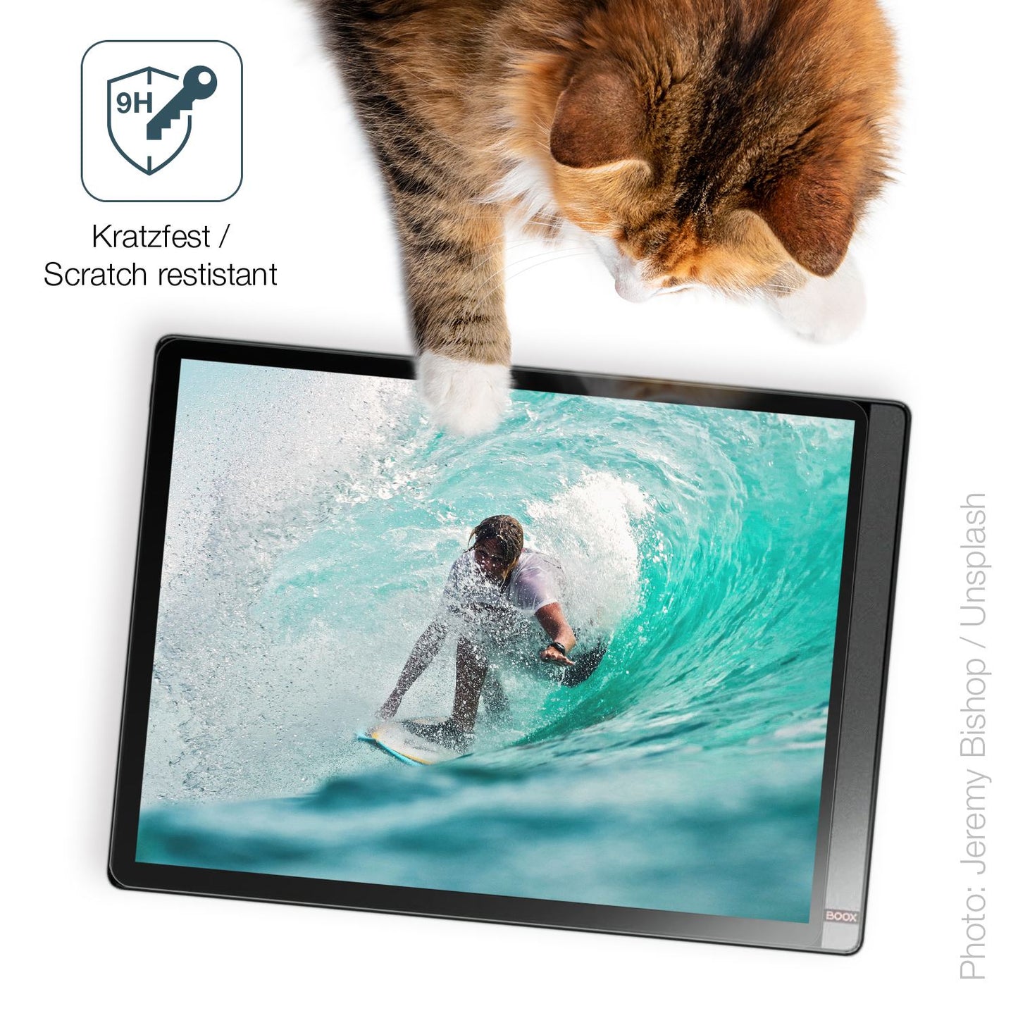 dipos Displayschutz für Onyx Boox Tab X, mattierte Oberfläche, robuste Festigkeit und perfekte Passform