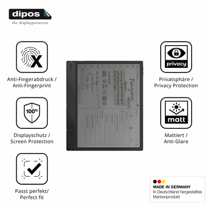 Privatsphäre-Schutz durch Sichtschutz-Folie passend zugeschnitten für onyxboox note air5 c