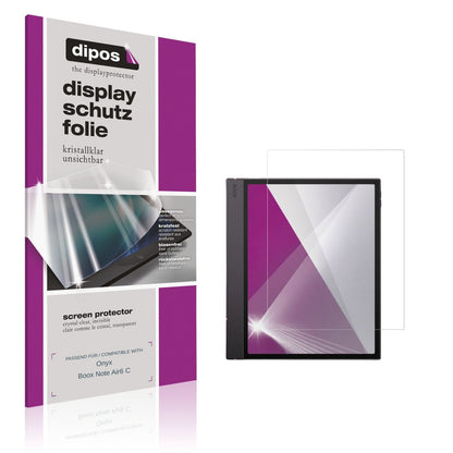 2x Schutzfolie klar für Onyx Boox Note Air6 C Display-Schutzfolie