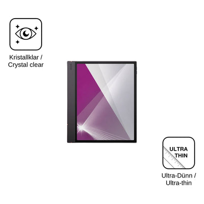 2x Schutzfolie klar für Onyx Boox Note Air6 C Display-Schutzfolie