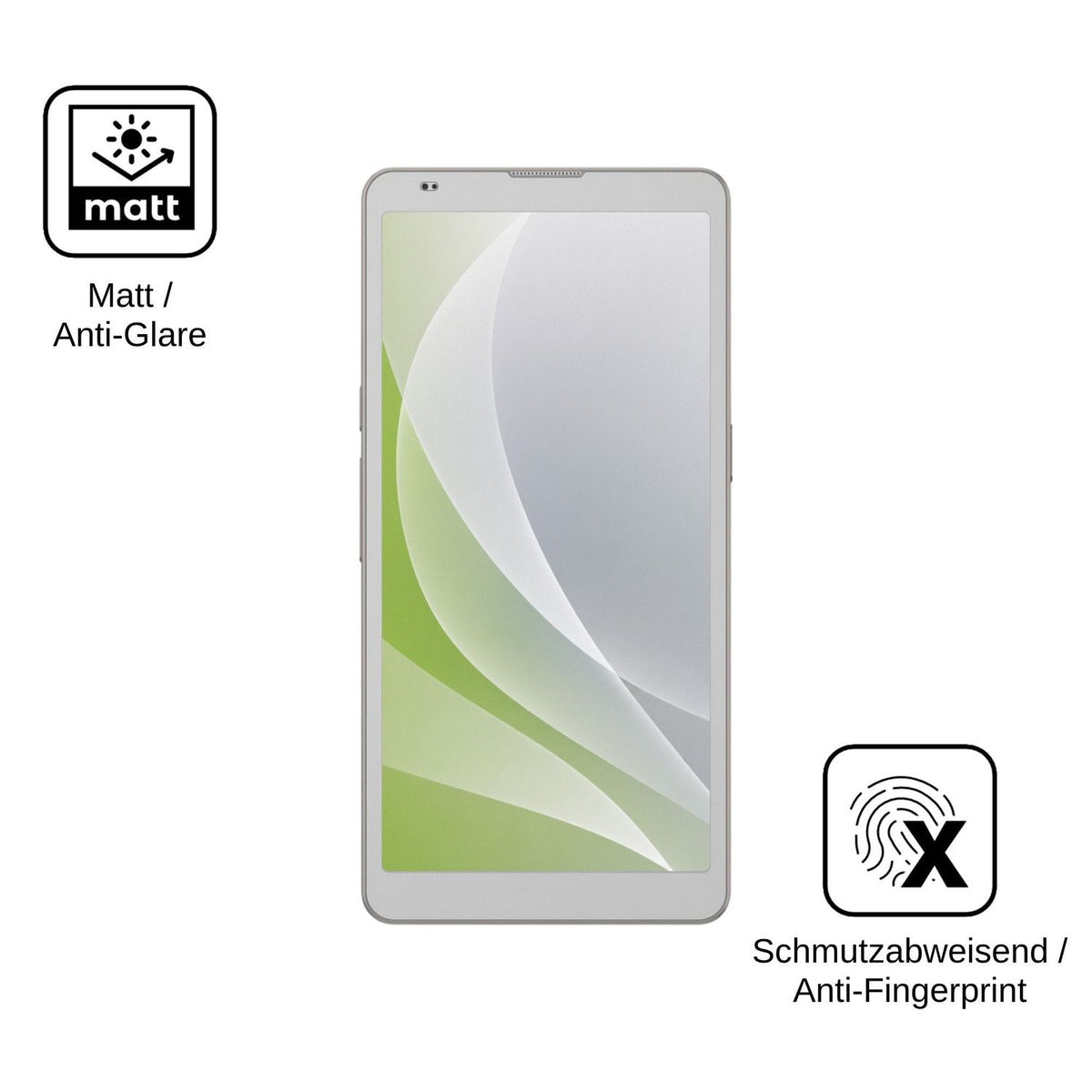 2x Schutzfolie matt für Onyx Boox Palma 3 Display-Schutzfolie