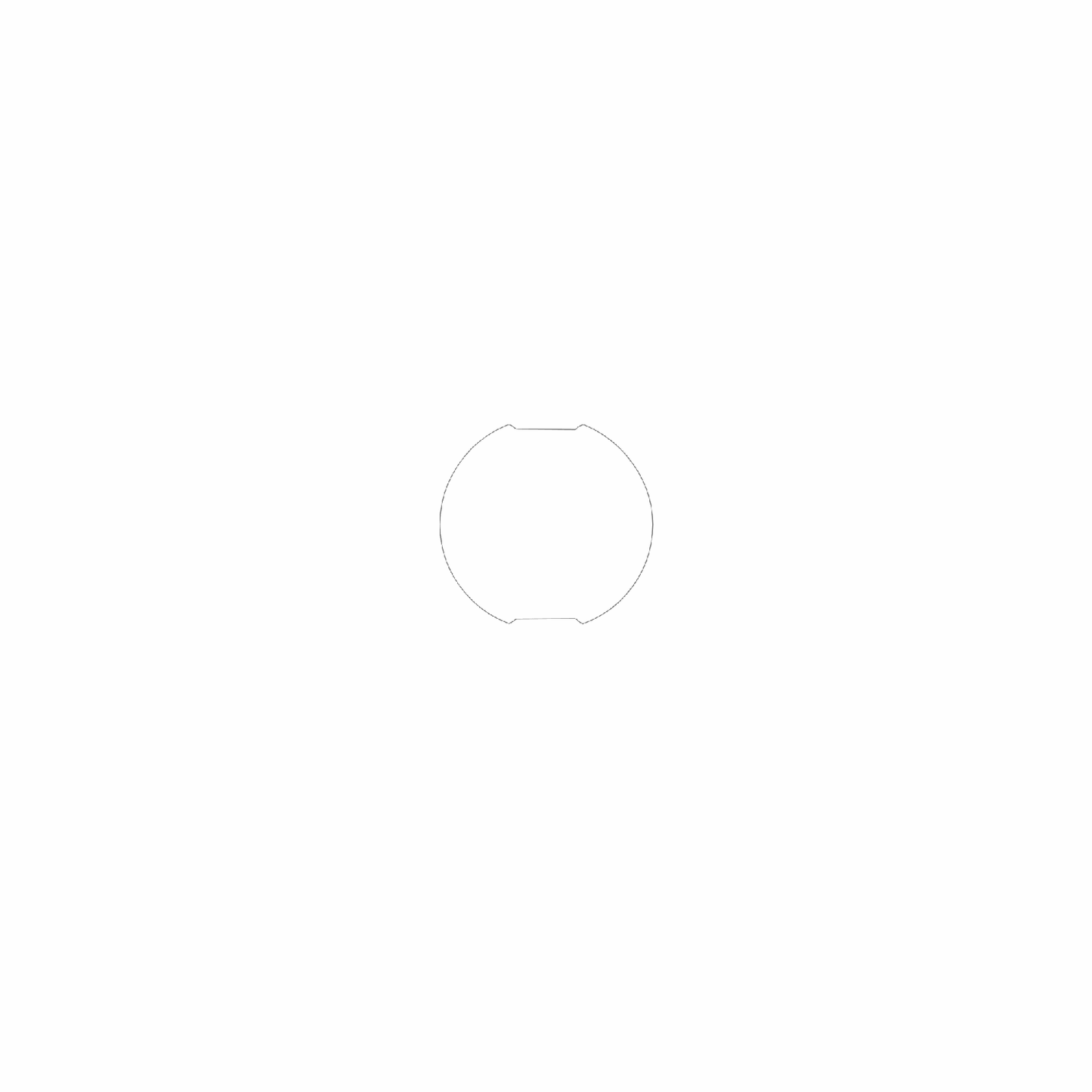 dipos Displayschutz für OOONO P-Disc NO1, mattierte Oberfläche, geringe Dicke und perfekte Passform