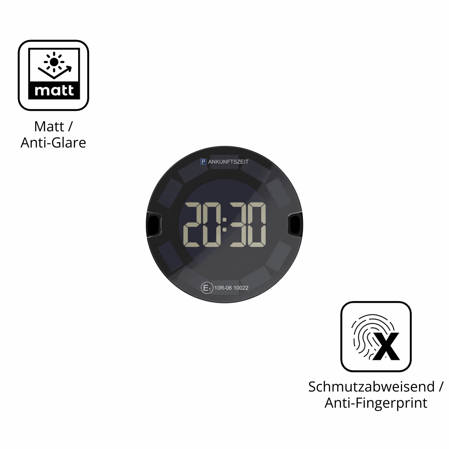 9H Hartbeschichtete, flexible Folie passend zugeschnitten für OOONO P-Disc NO3