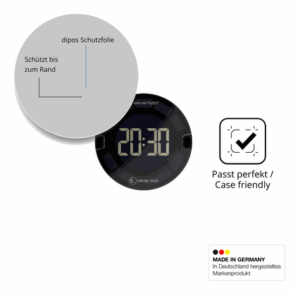Besonders flexibler Displayschutz mit Anti-Shock-Schicht im Materialmix