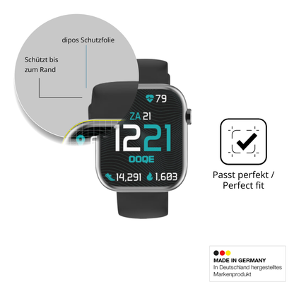 Besonders flexibler Displayschutz mit Anti-Shock-Schicht im Materialmix