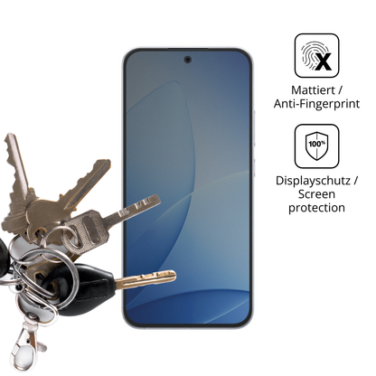 dipos Displayschutz für Oppo A6s Pro, mattierte Oberfläche, Blickschutzfilter und perfekter Passform
