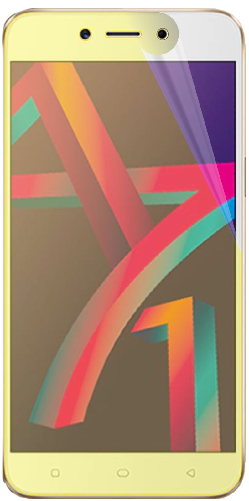 dipos Displayschutz für Oppo A71 2018, transparente Oberfläche, geringe Dicke und perfekte Passform