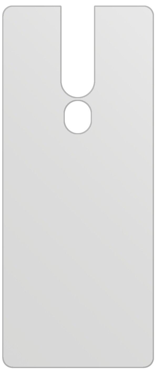 dipos Displayschutz für Oppo F11 Rückseite, mattierte Oberfläche, geringe Dicke und perfekte Passform