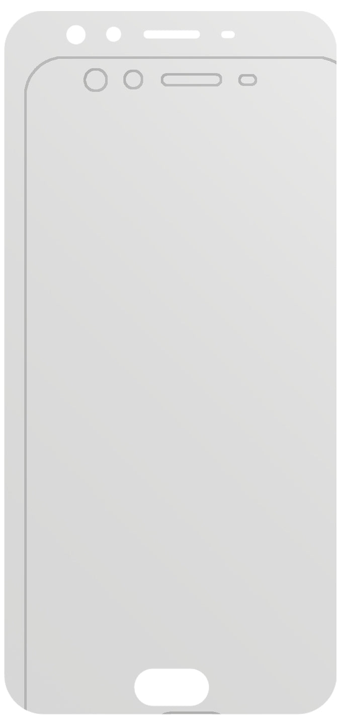 dipos Displayschutz für Oppo F3 Plus, mattierte Oberfläche, geringe Dicke und perfekte Passform
