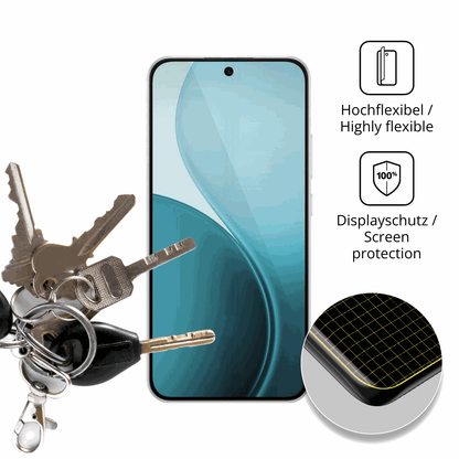 dipos Displayschutz für Oppo F33 5G, transparente Oberfläche, geringe Dicke und perfekte Passform