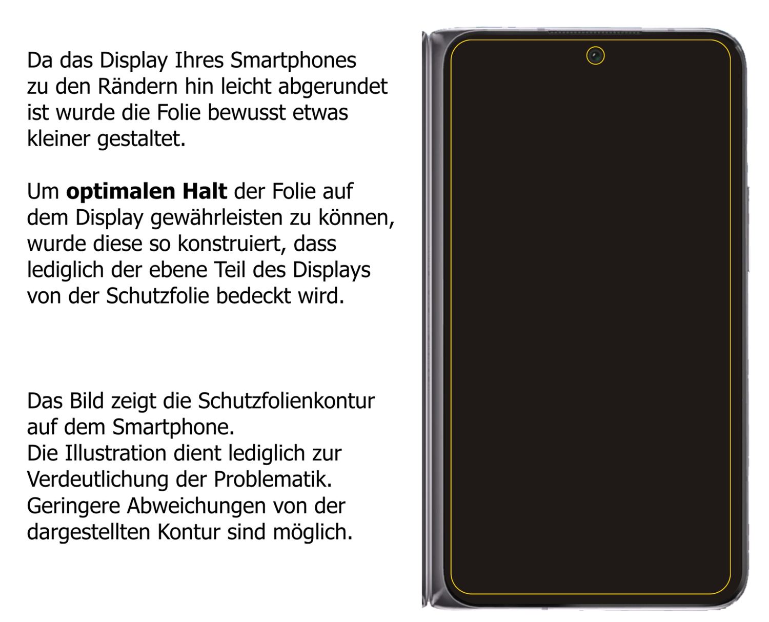 dipos Displayschutz für Oppo Find N Rückseite, transparente Oberfläche, perfekte Passform auch für die Rundungen