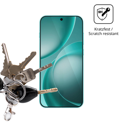 dipos Displayschutz für Oppo Find X9s Pro, transparente Oberfläche, perfekte Passform auch für die Rundungen