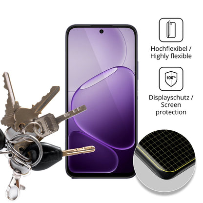 dipos Displayschutz für Oppo K14 5G, transparente Oberfläche, geringe Dicke und perfekte Passform
