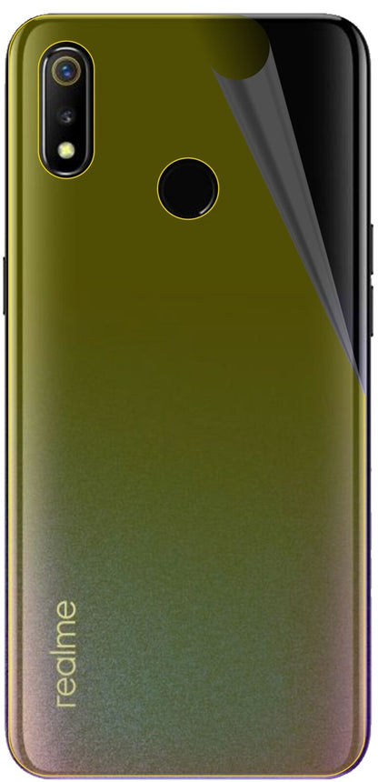 dipos Displayschutz für Oppo Realme 3 Rückseite, transparente Oberfläche, geringe Dicke und perfekte Passform