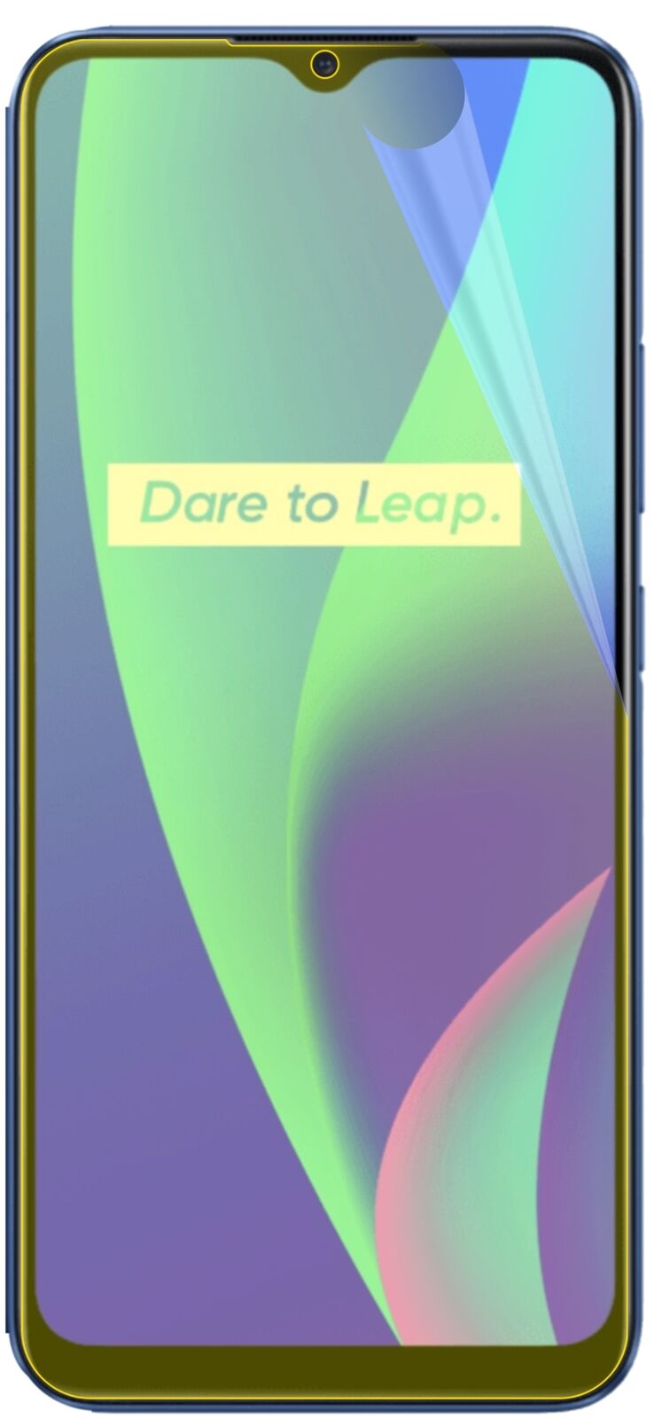 dipos Displayschutz für Oppo Realme C15, transparente Oberfläche, geringe Dicke und perfekte Passform