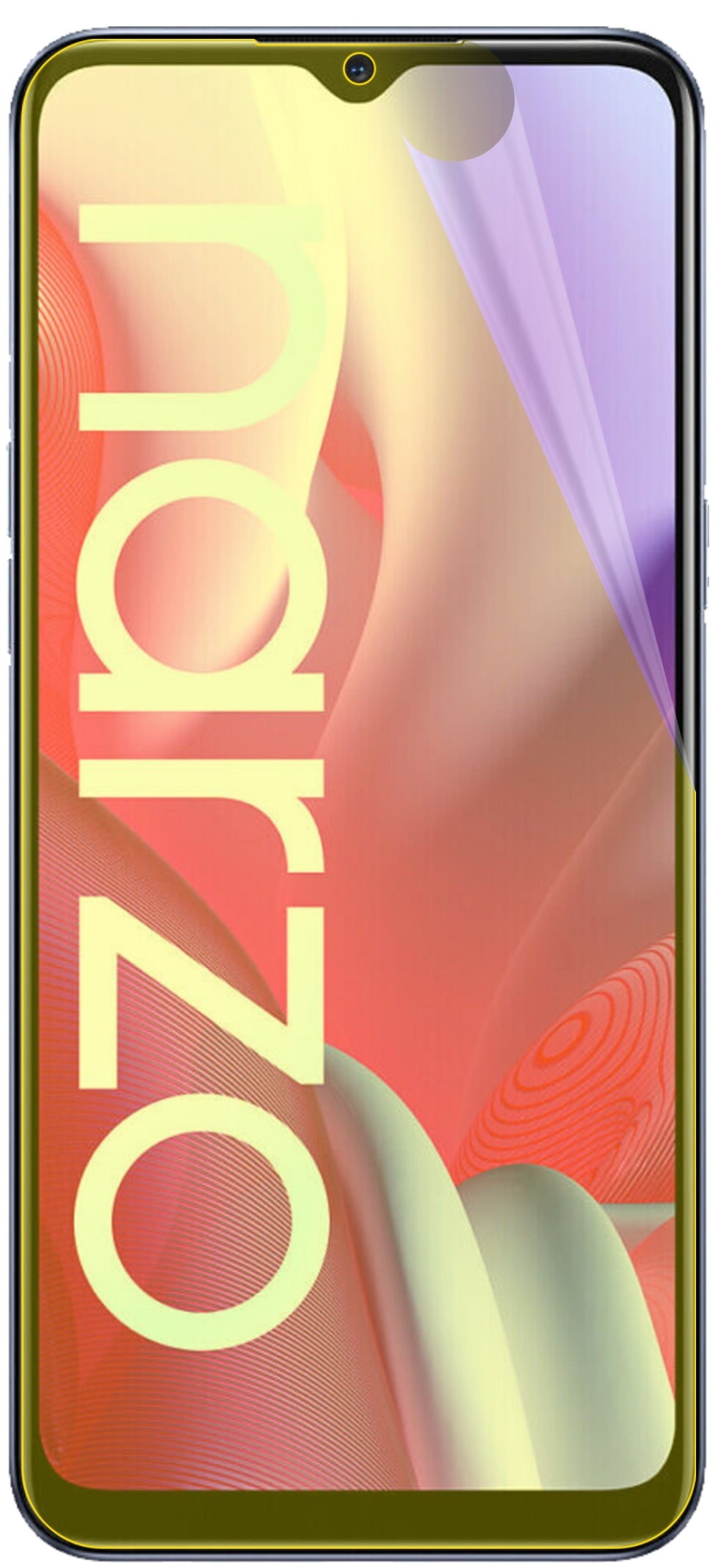 dipos Displayschutz für Oppo Realme Narzo 20, transparente Oberfläche, geringe Dicke und perfekte Passform