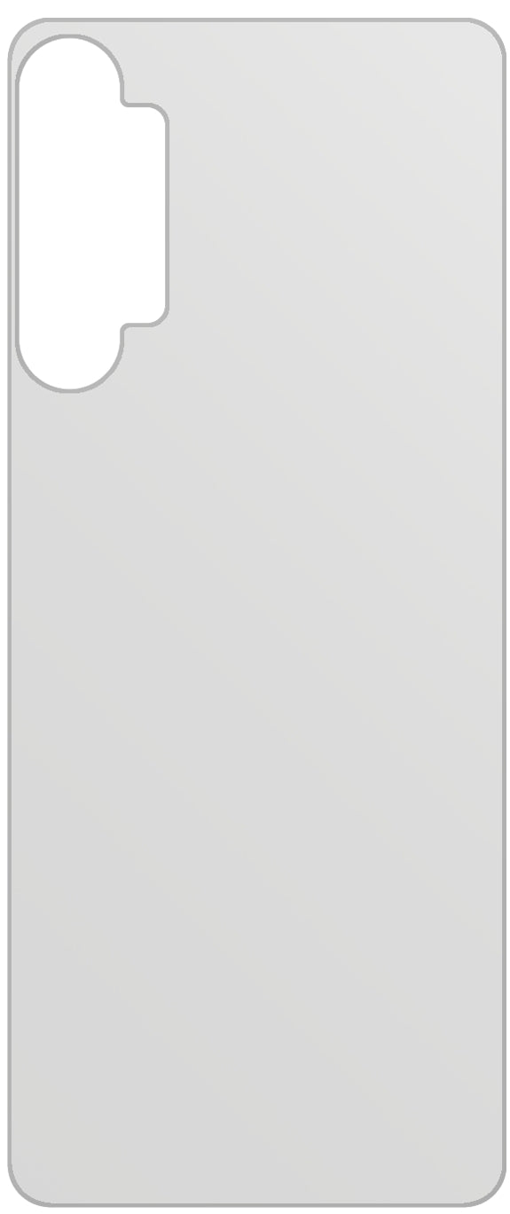 dipos Displayschutz für Oppo Realme XT Rückseite, mattierte Oberfläche, geringe Dicke und perfekte Passform