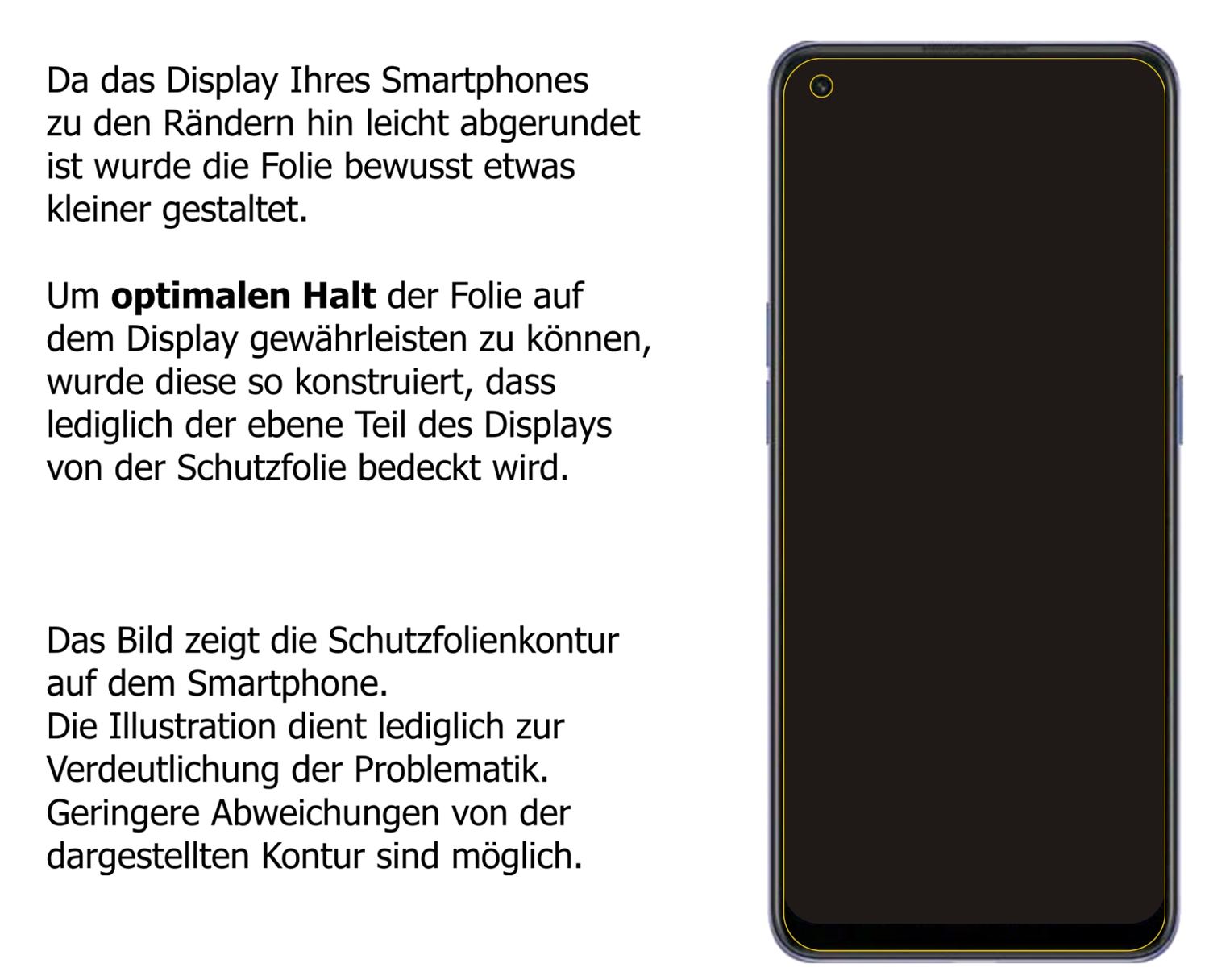 dipos Displayschutz für Oppo Reno 7 SE, mattierte Oberfläche, robuste Festigkeit und perfekte Passform