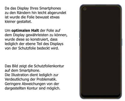 dipos Displayschutz für Oppo Reno 7 SE, mattierte Oberfläche, robuste Festigkeit und perfekte Passform