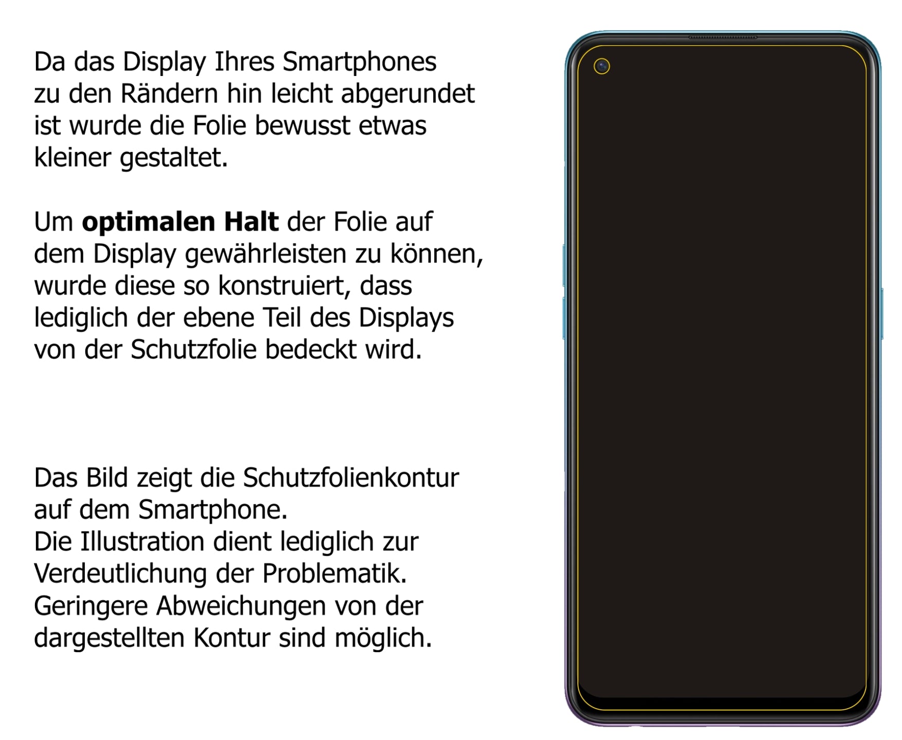 dipos Displayschutz für Oppo Reno5 5G, mattierte Oberfläche, robuste Festigkeit und perfekte Passform