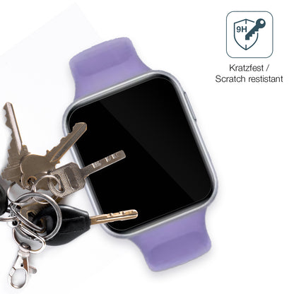 dipos Displayschutz für Oppo Watch SE, transparente Oberfläche, perfekte Passform auch für die Rundungen