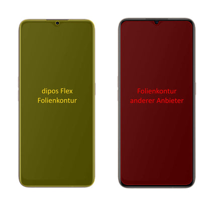 2x 3D Full Cover Schutzfolie für Oppo A5 (2020)