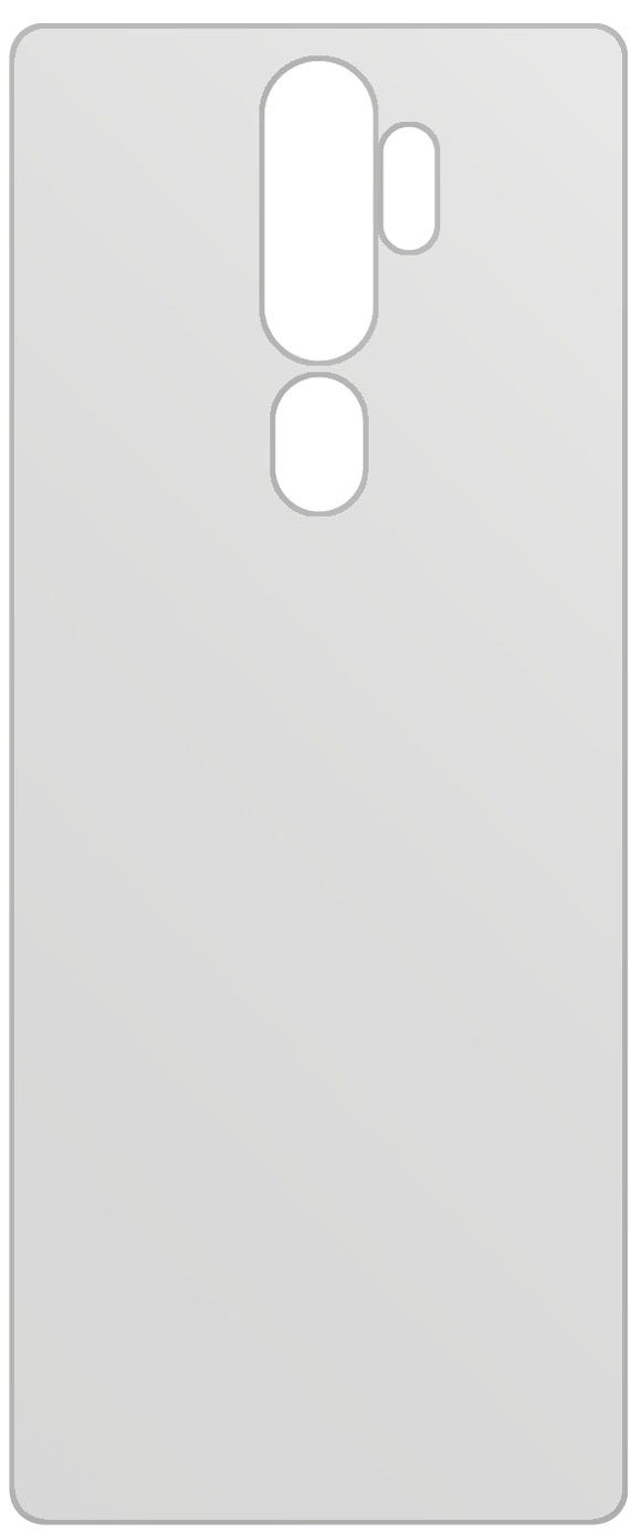dipos Displayschutz für Oppo A9 (2020) Rückseite, mattierte Oberfläche, geringe Dicke und perfekte Passform