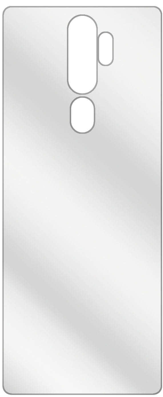 5x Schutzfolie klar für Oppo A11 Rückseite Display-Schutzfolie