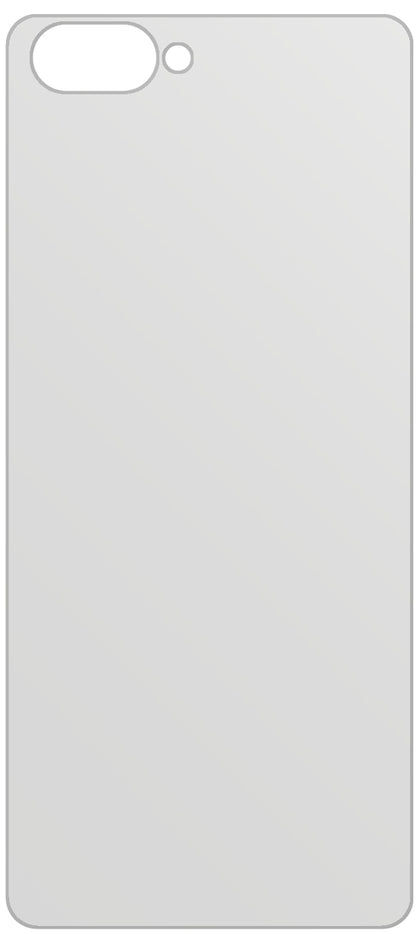dipos Displayschutz für OPPO A3S Rückseite, mattierte Oberfläche, geringe Dicke und perfekte Passform