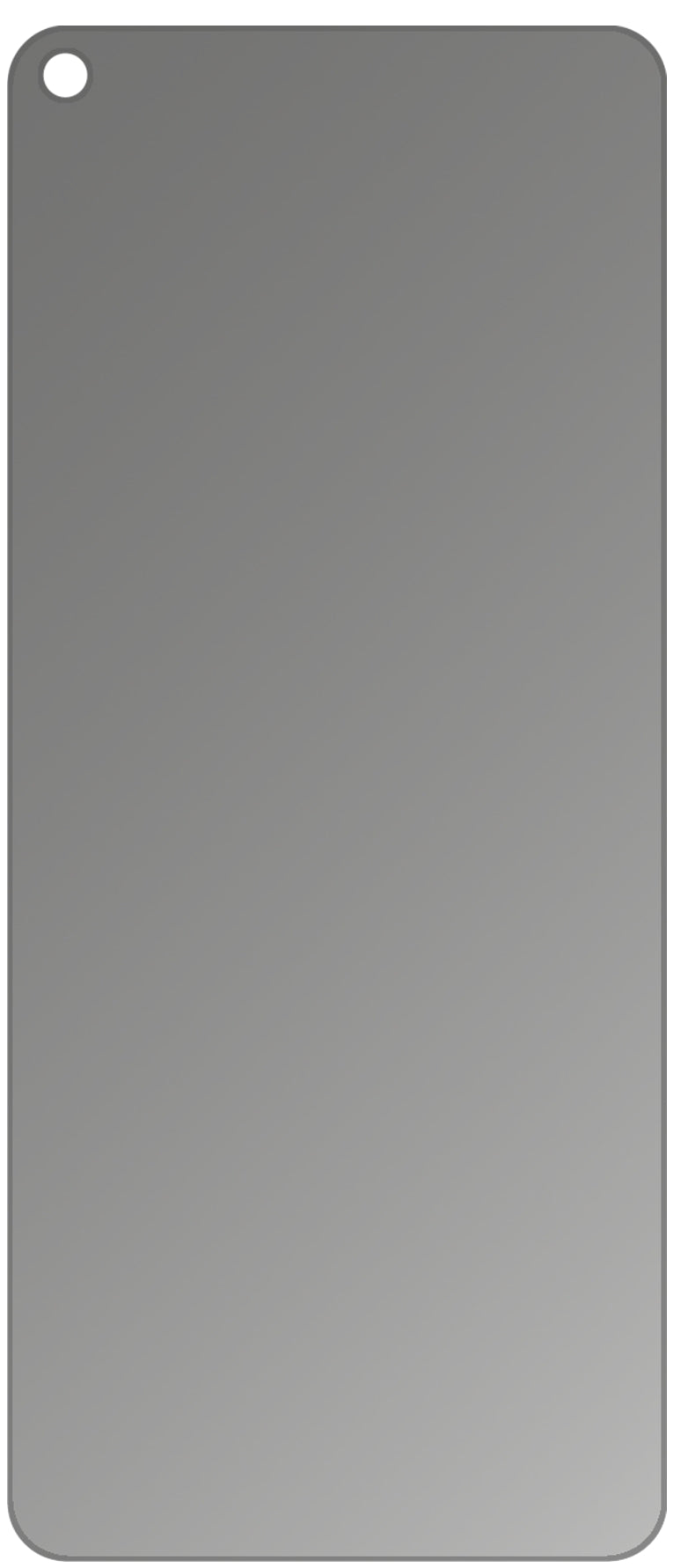 dipos Displayschutz für Oppo A54s, mattierte Oberfläche, Blickschutzfilter und perfekter Passform