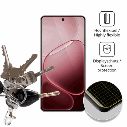 dipos Displayschutz für Oppo A6L, transparente Oberfläche, geringe Dicke und perfekte Passform