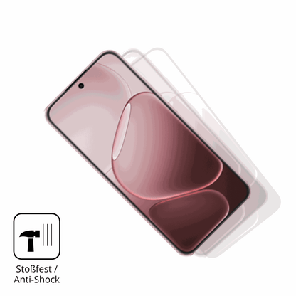 Schutz gegen Kratzer auf dem oppoa6 pro 5g Glas durch Schlüssel, Stöße gegen die Tischkante oder Stürze