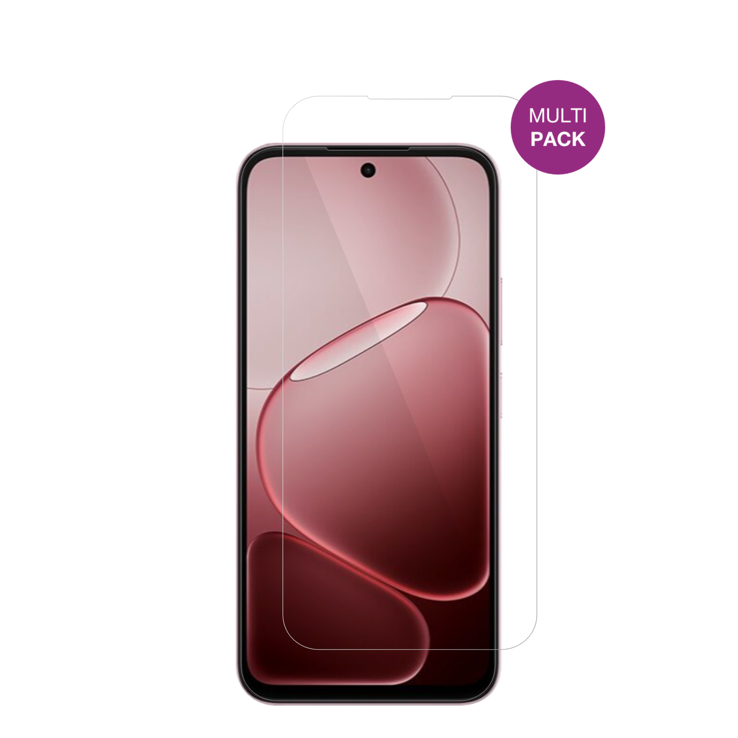 OppoA6s mit aufgebrachter dipos Displayschutzfolie, glasklare Darstellung ohne Einschränkungen