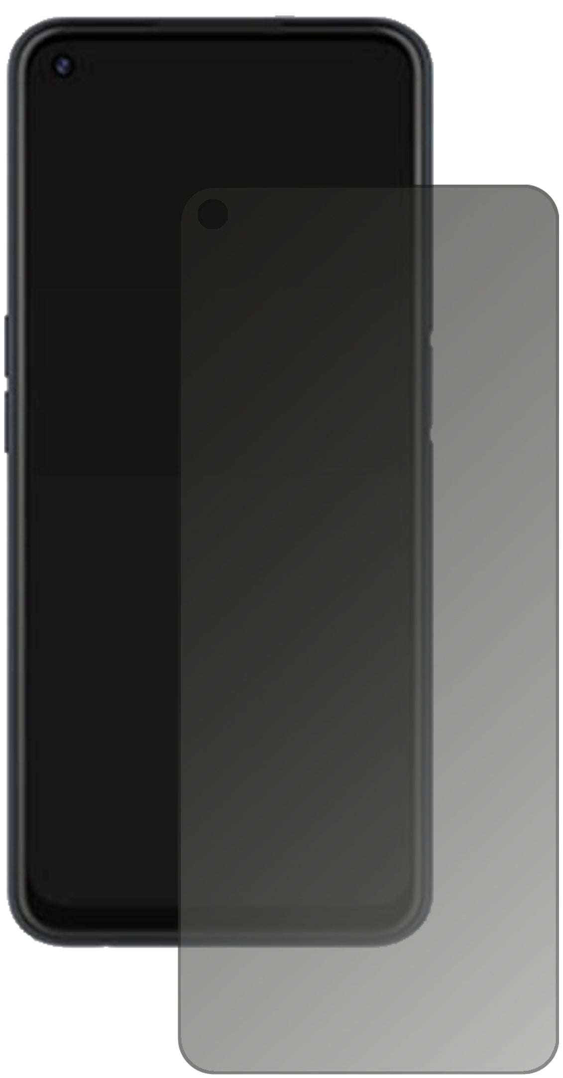 Blickschutzfolie für Oppo A52 matt Schutzfolie Privacy