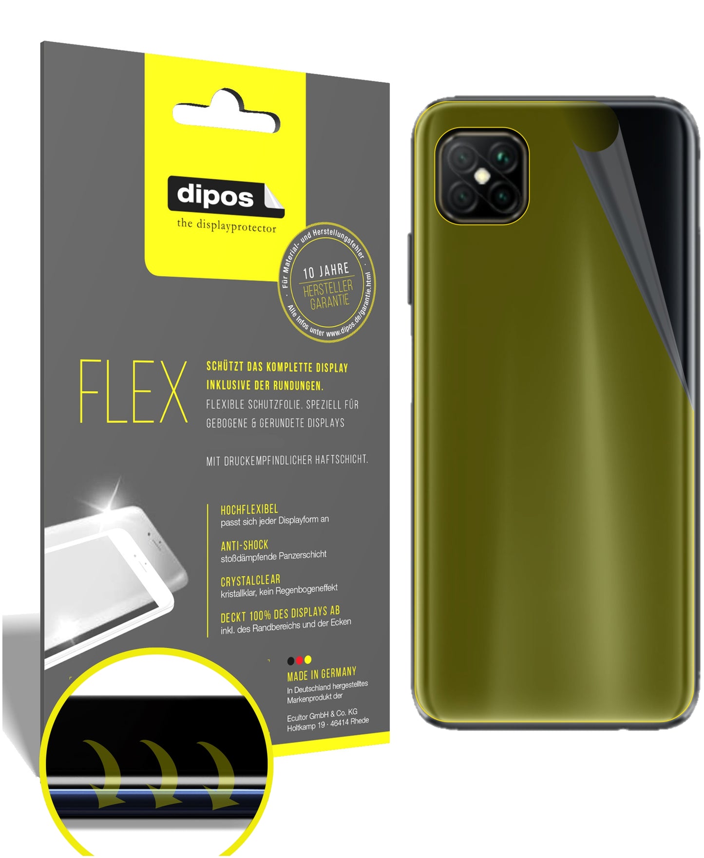 3D Full Cover Displayschutzfolie: Case-freundlicher Schutz mit perfekter Passform für dein Display. 