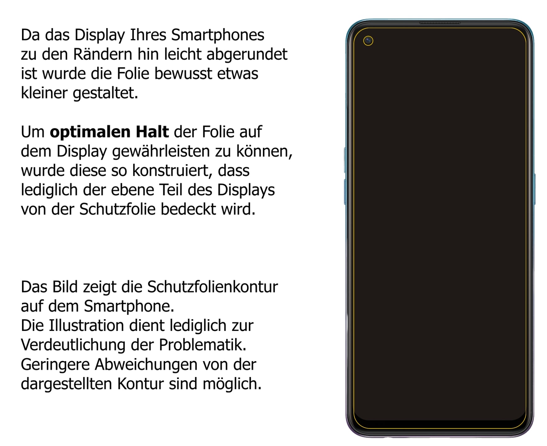 dipos Displayschutz für Oppo A94 5G, mattierte Oberfläche, robuste Festigkeit und perfekte Passform