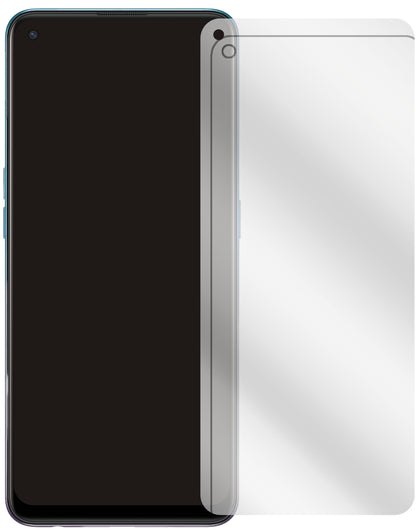 OppoA94 5G mit aufgebrachter dipos Displayschutzfolie, glasklare Darstellung ohne Einschränkungen