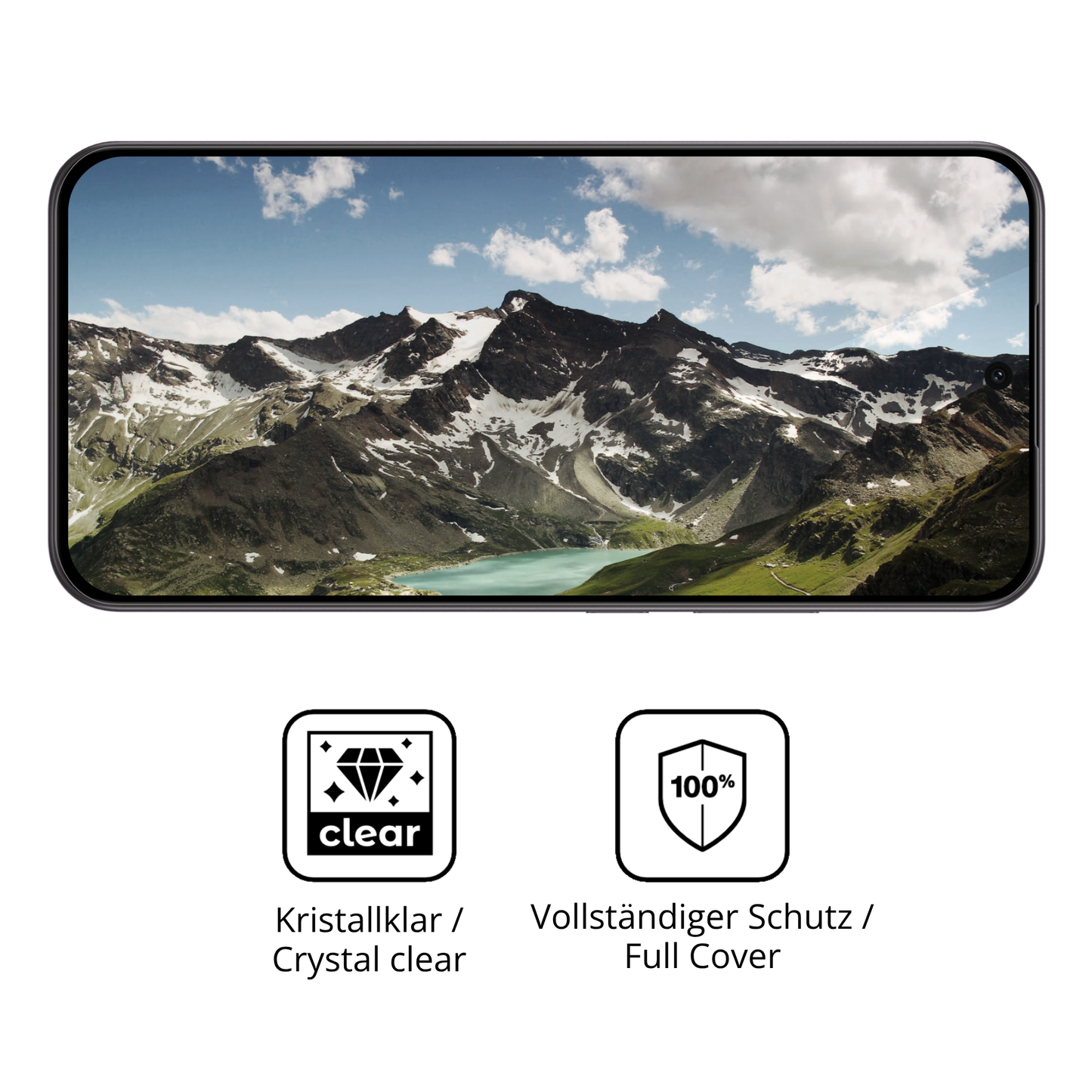 Dünne und klare Folie passend zugeschnitten für Oppo F31 Pro