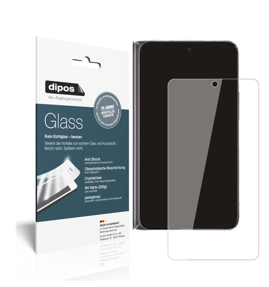 Perfekte Passform und ultimative Qualität: Unser 9H Panzerglas bietet Schutz für Oppo-Find N Rückseite